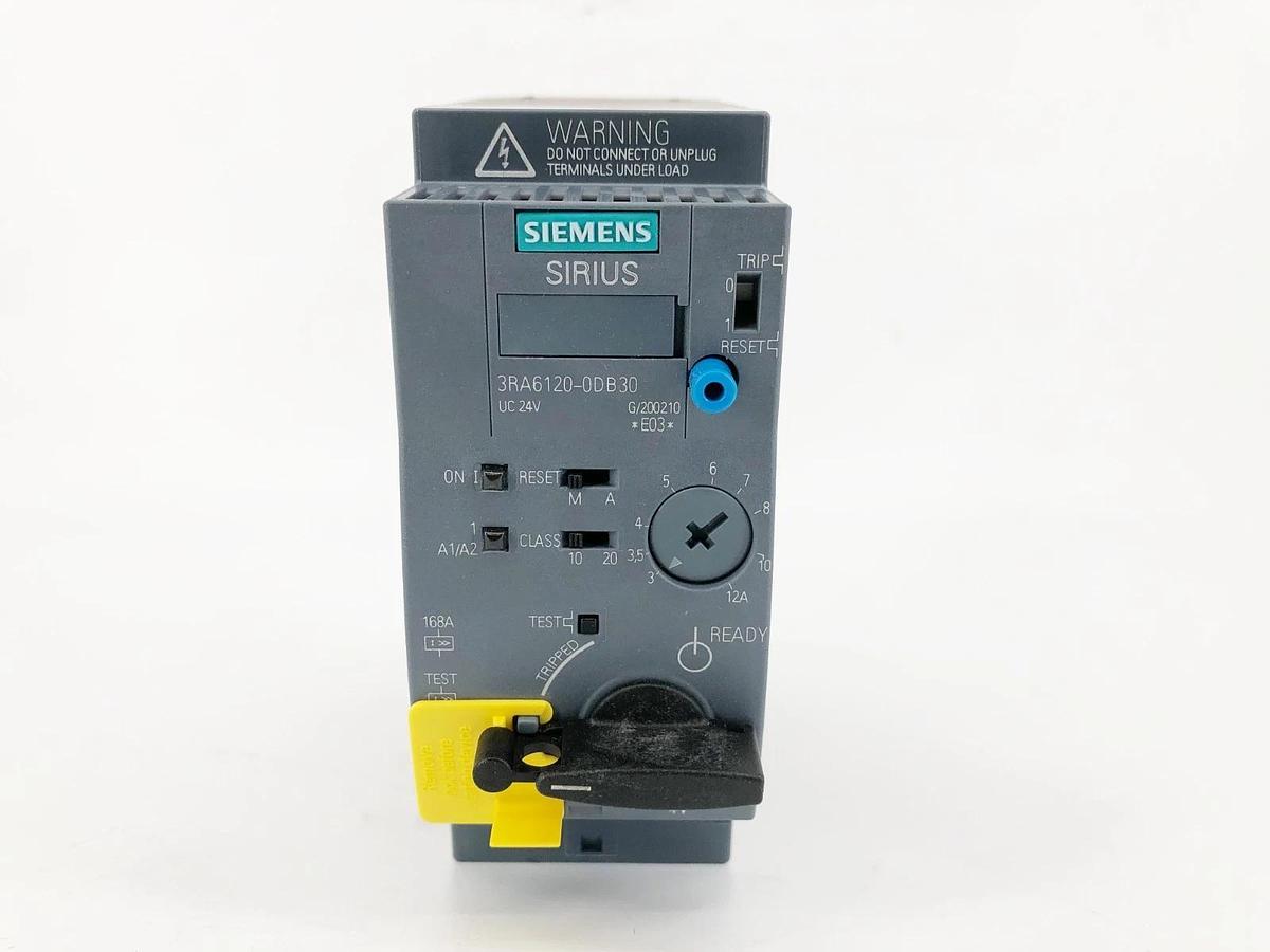 New Siemens 3RA6120-0DB30 Compact Load Feeder 690V 24VAC/DC 3-12A