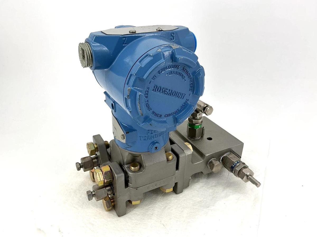 Used Rosemount 3051CD2A02A1AS5B3 Pressure Transmitter 3626PSI 10.5-55VDC