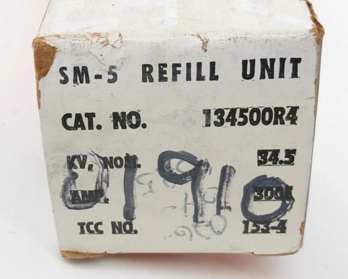 New S&C 134500R4 SM-5 Fuse Refill 34.5 kV 300E Amps