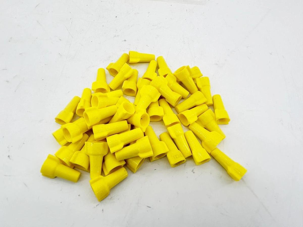 New Lot of 165 Ideal 30-451 Wire Nut Connectors Yellow #18-#3