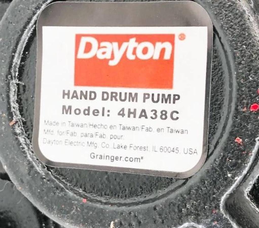 New Dayton 4HA38C Hand Drum Pump Cast Iron