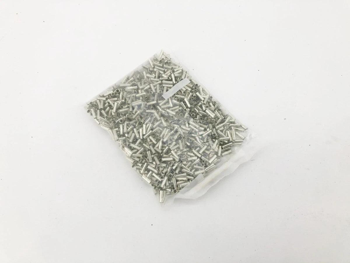 Lot of 1000 Phoenix Contact 3200263 Ferrule DIN Connectors 16AWG Silver