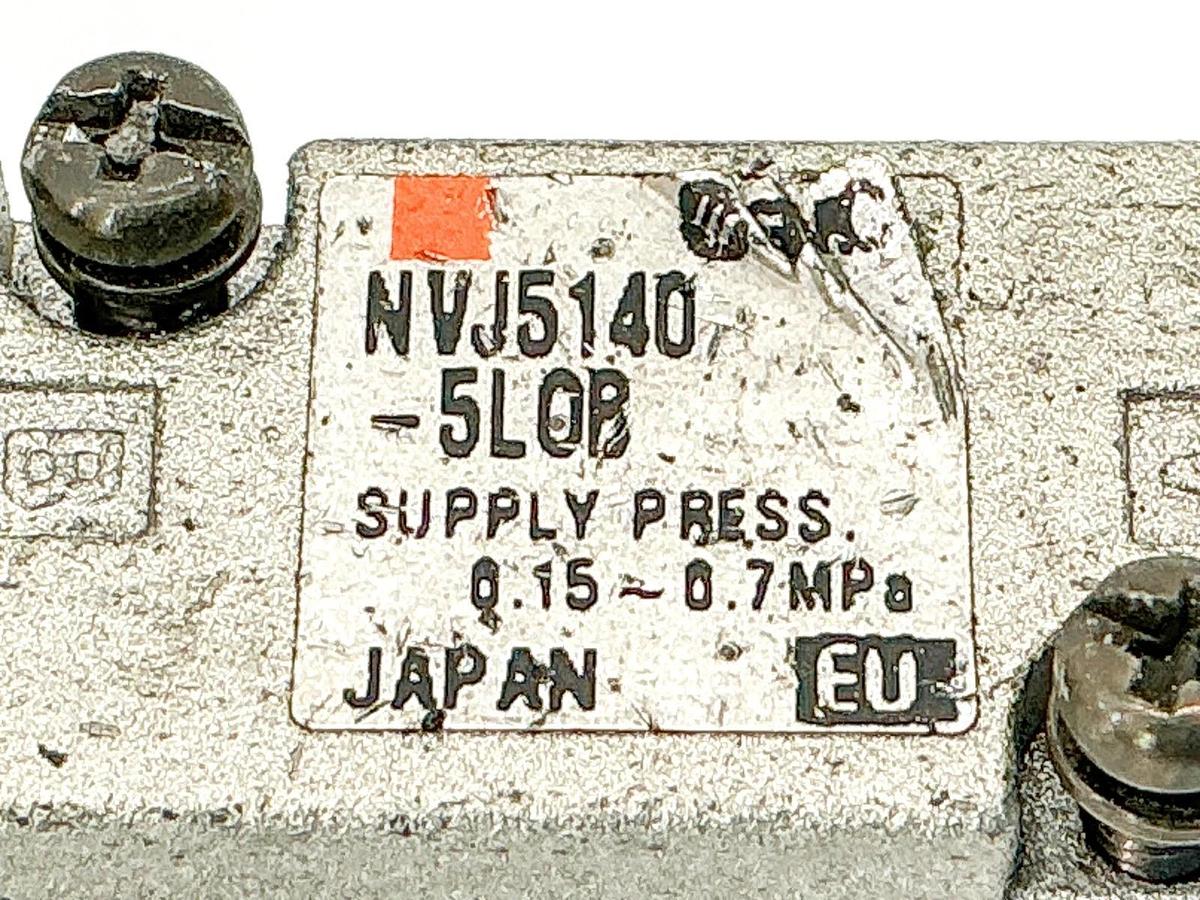 Used SMC NVJ5140-5L0B Solenoid Supply Press Valve 24V 0.15-0.7MPa