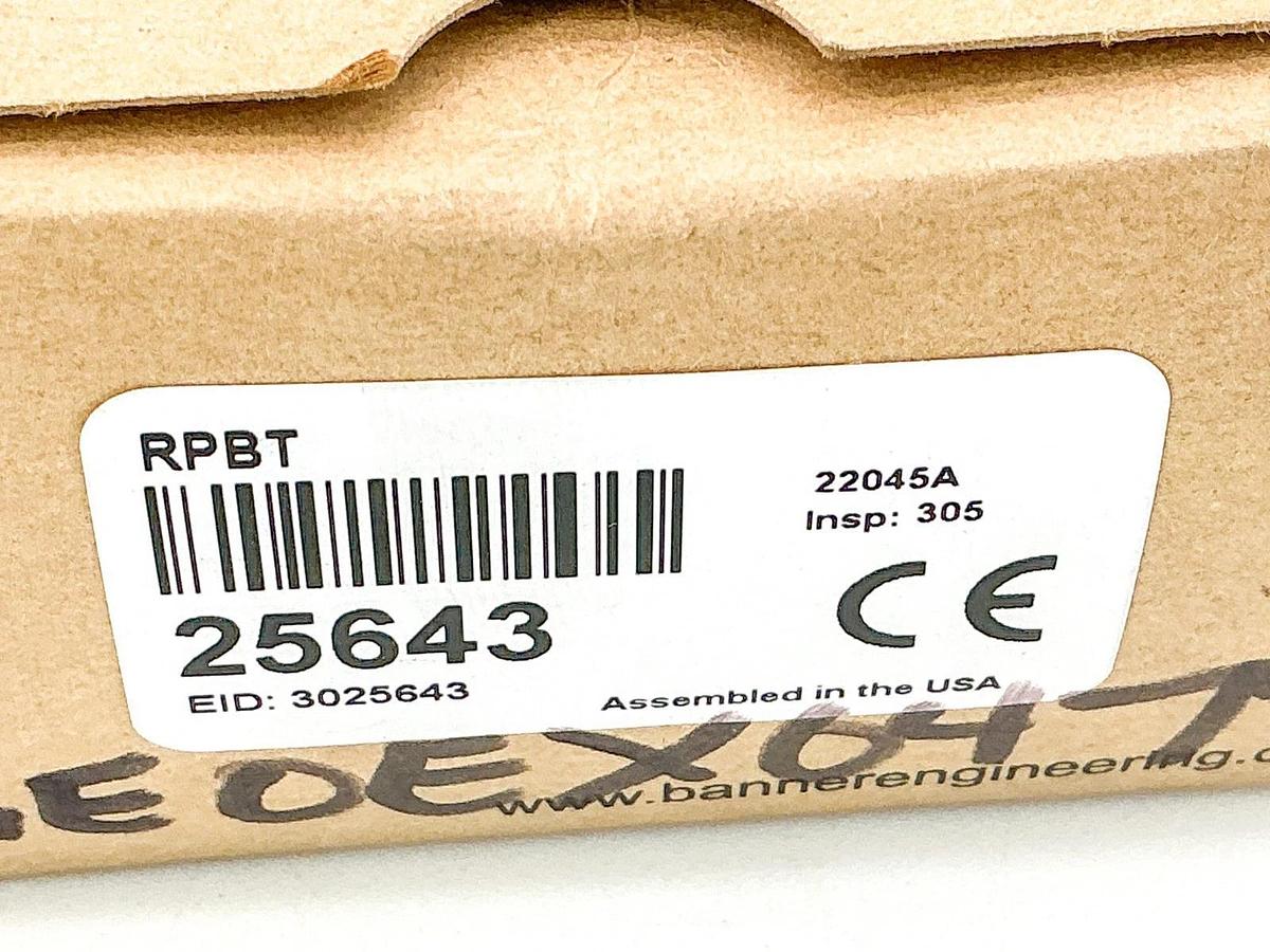 New Banner 25643 Maxi-Beam Power Block 10-30VDC RPBT