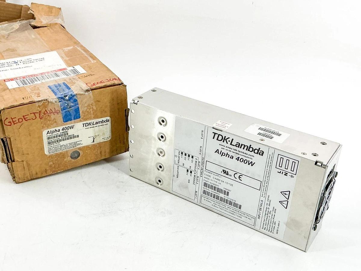 New TDK Lambda H40067 Power Supply Alpha 400W 100-240V CA400 5A 12/12E