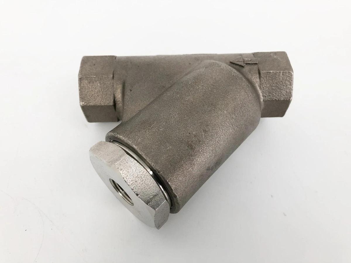 New Watts 88S-1/2 Y-Strainer 1/2" NPT Class 600 CF8M Stainless Steel 0701004