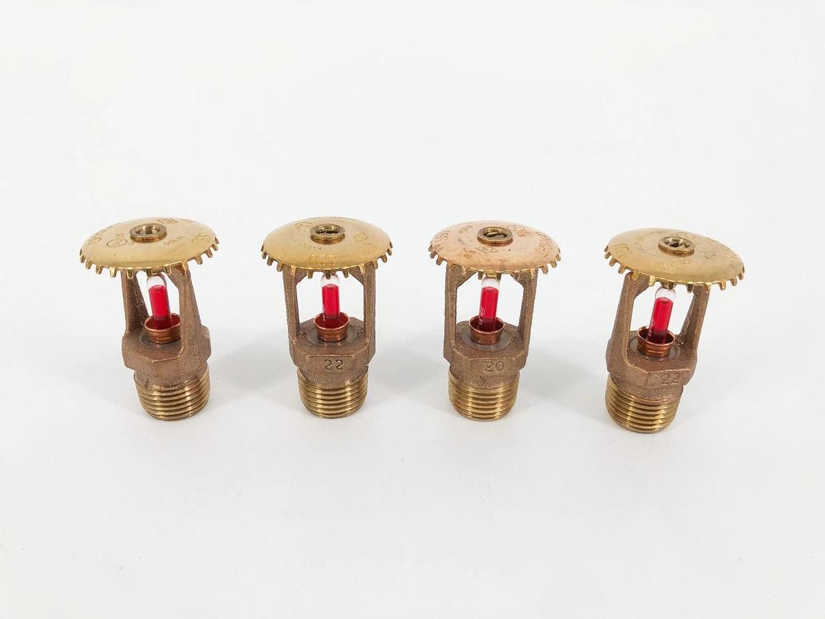 Lot of 4 New Viking VK100 Upright Sprinkler Heads SSU - No Box