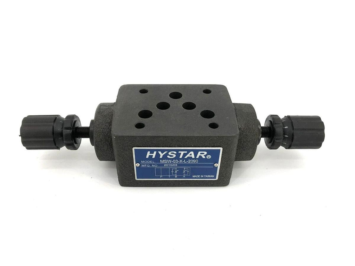 New Hystar MSW-03-X-L-2090 Throttle Modular Valve