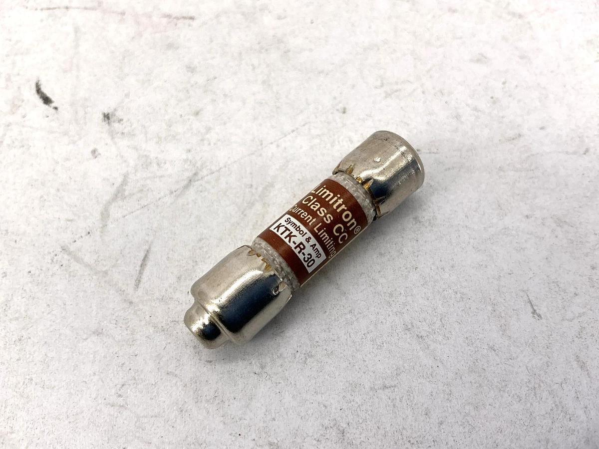 New Bussmann KTK-R-30 Limitron Current-Limiting Class CC Fuse 30A 600V Box of 10