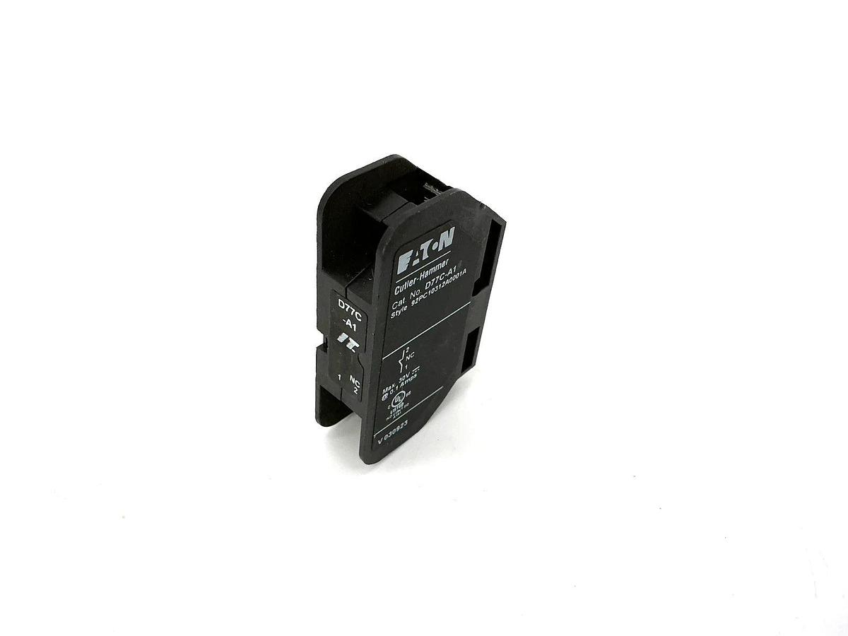 Used Eaton Cutler-Hammer D77C-A1 Auxiliary Contact 0.1A 30V