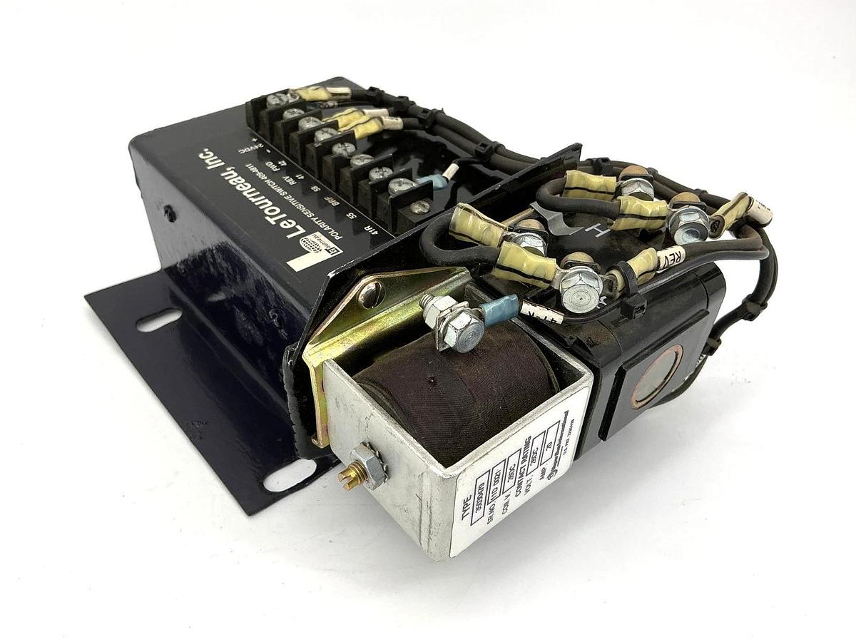 Used LeTourneau 409-4811 Polarity Sensitive Switch 24VDC Coil 35030479 20A 28VDC 4094