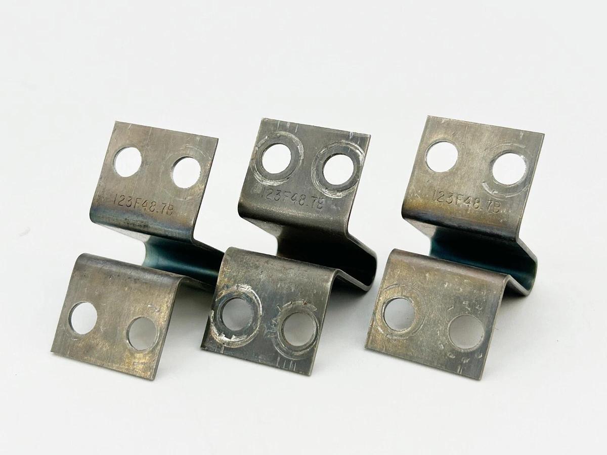 Used Lot of 3 General Electric 123F48.7B Overload Relay Heater Element