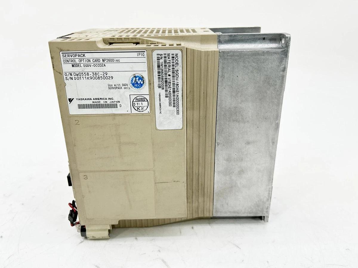 Used Yaskawa SGDV-180AE1A000000300 Sigma Logic Servo Amplifier 2kW 200V