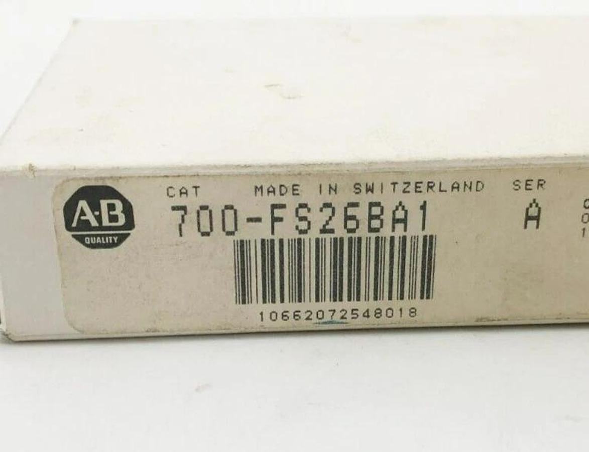 New Allen Bradley 700-FS26BA1 Ser. A Timing Relay 100-127V 0.15-3min Off-Delay