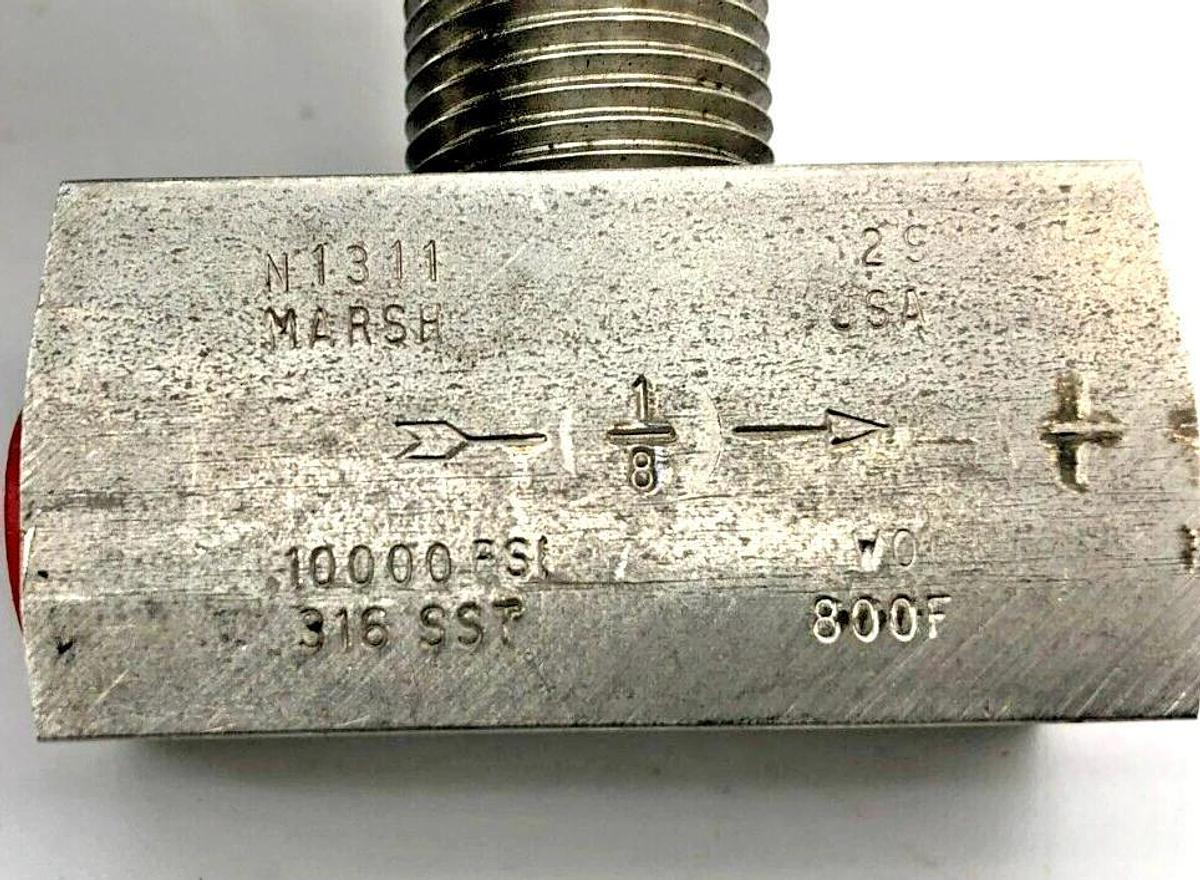 New Kerotest Marsh N1311 Needle Valve