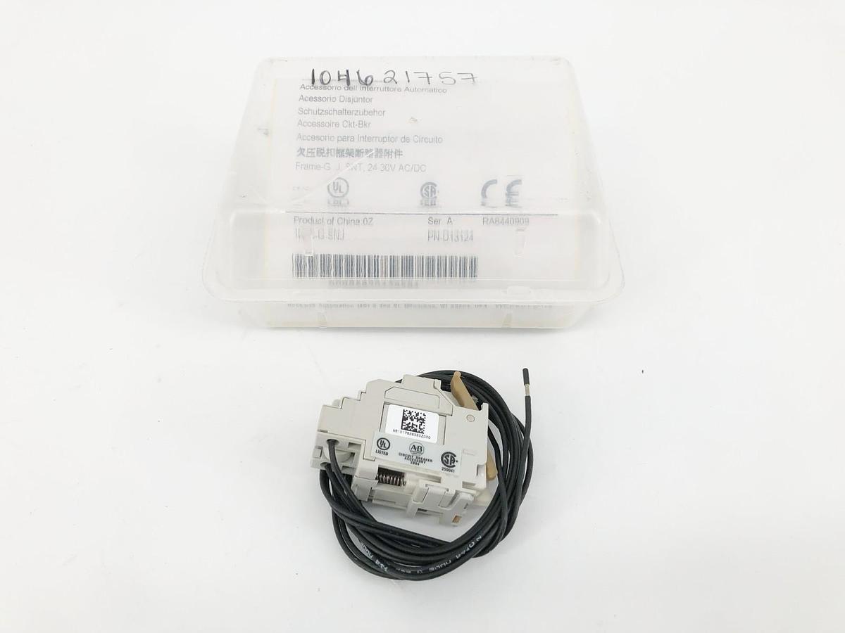 New Allen Bradley 140G-G-SNJ Ser. A Shunt Trip Frame G..J 24-30VAC/DC