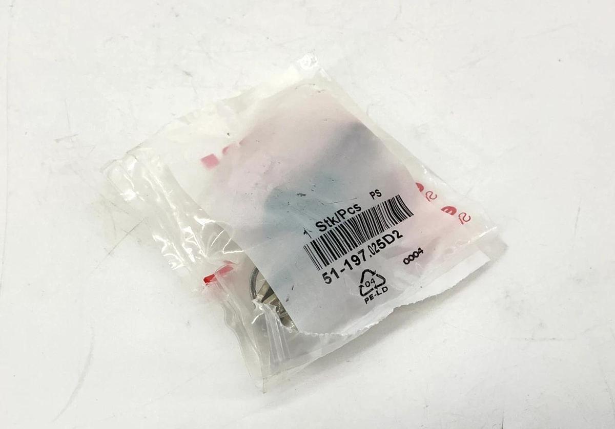 New EAO 51-197.025D2 Ser 51 Keylock Switch 2POS 3NC+3NO 5A 250VAC