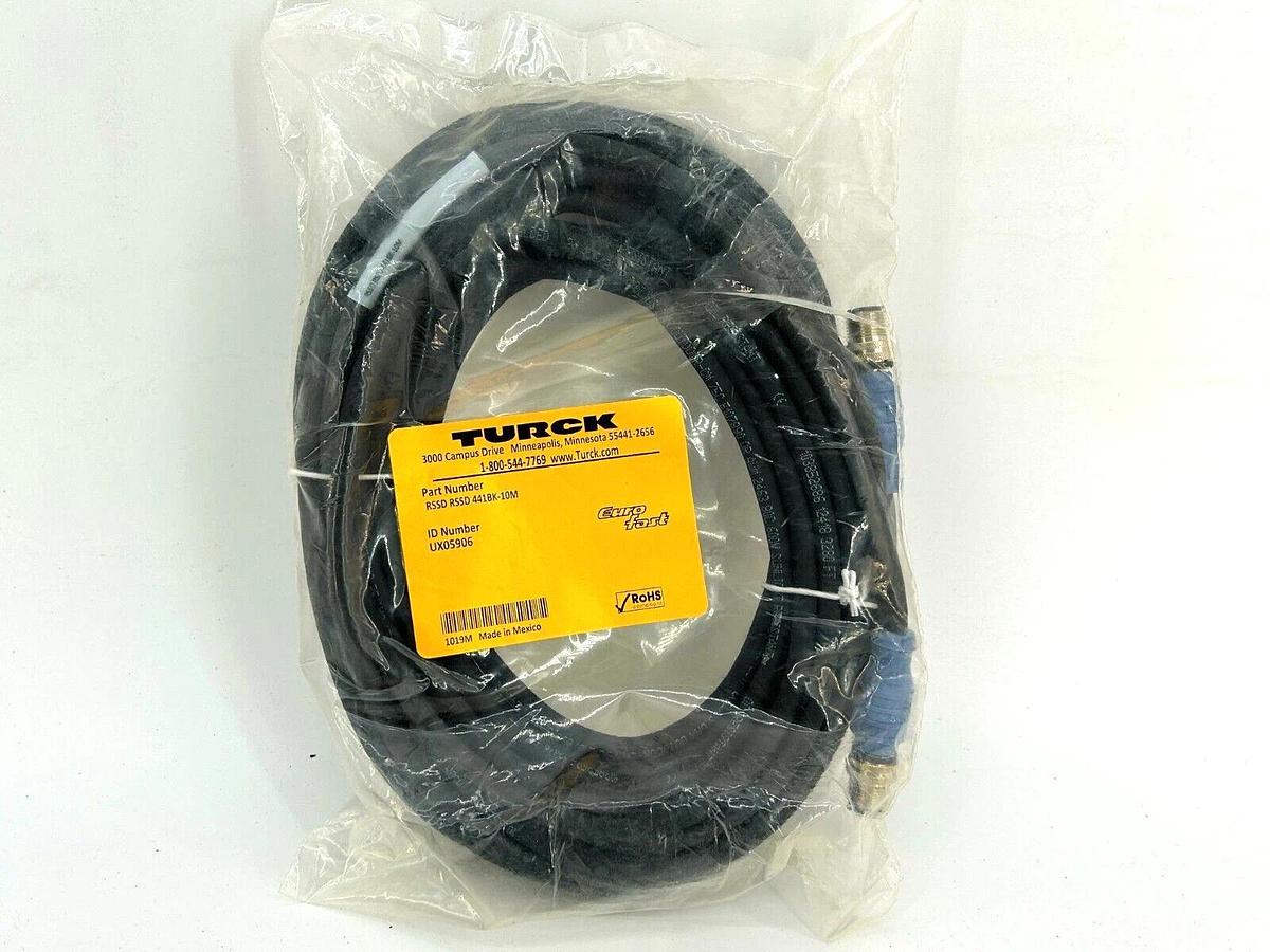 New Turck RSSD RSSD 441BK-10M Cordset UX05906