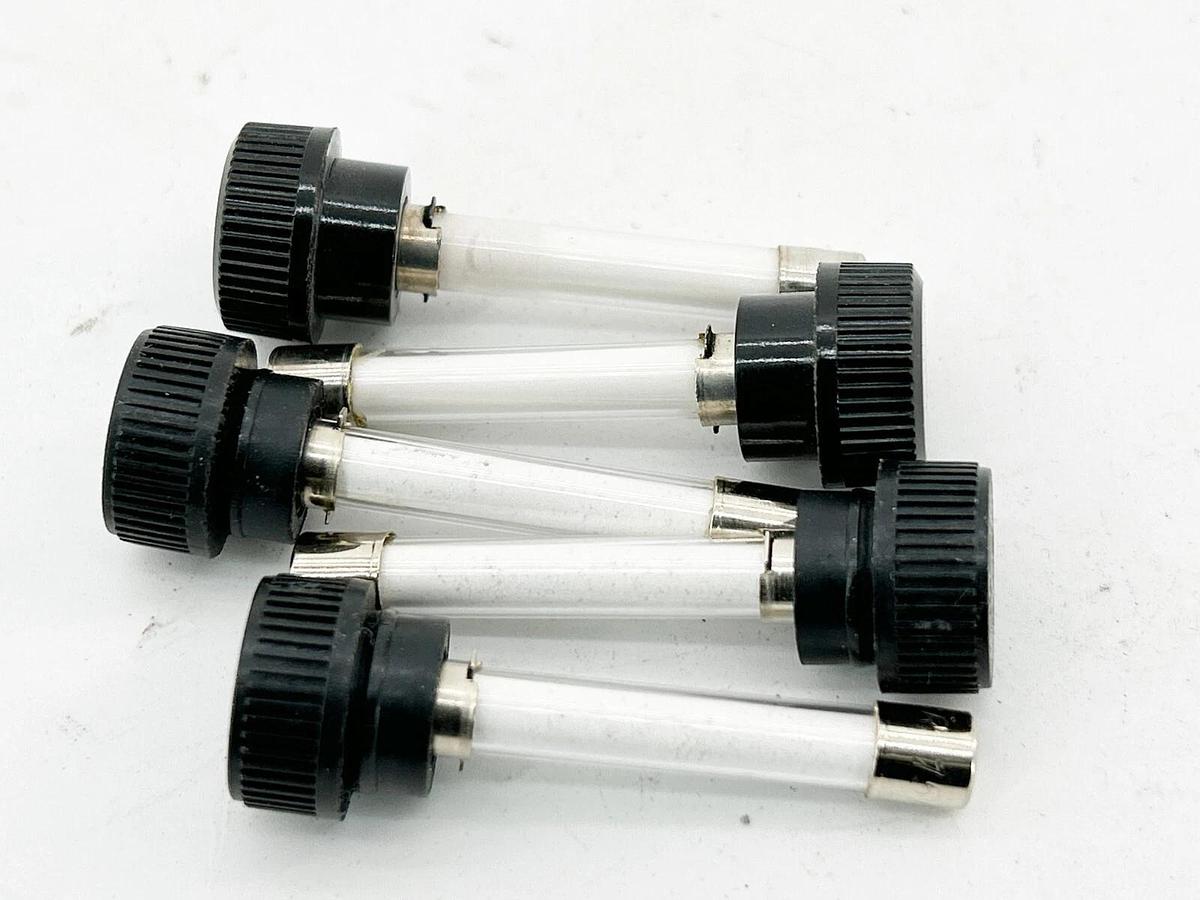 New Lot of 5 Mersen SLR-15 Glass Fuse 15A 300V
