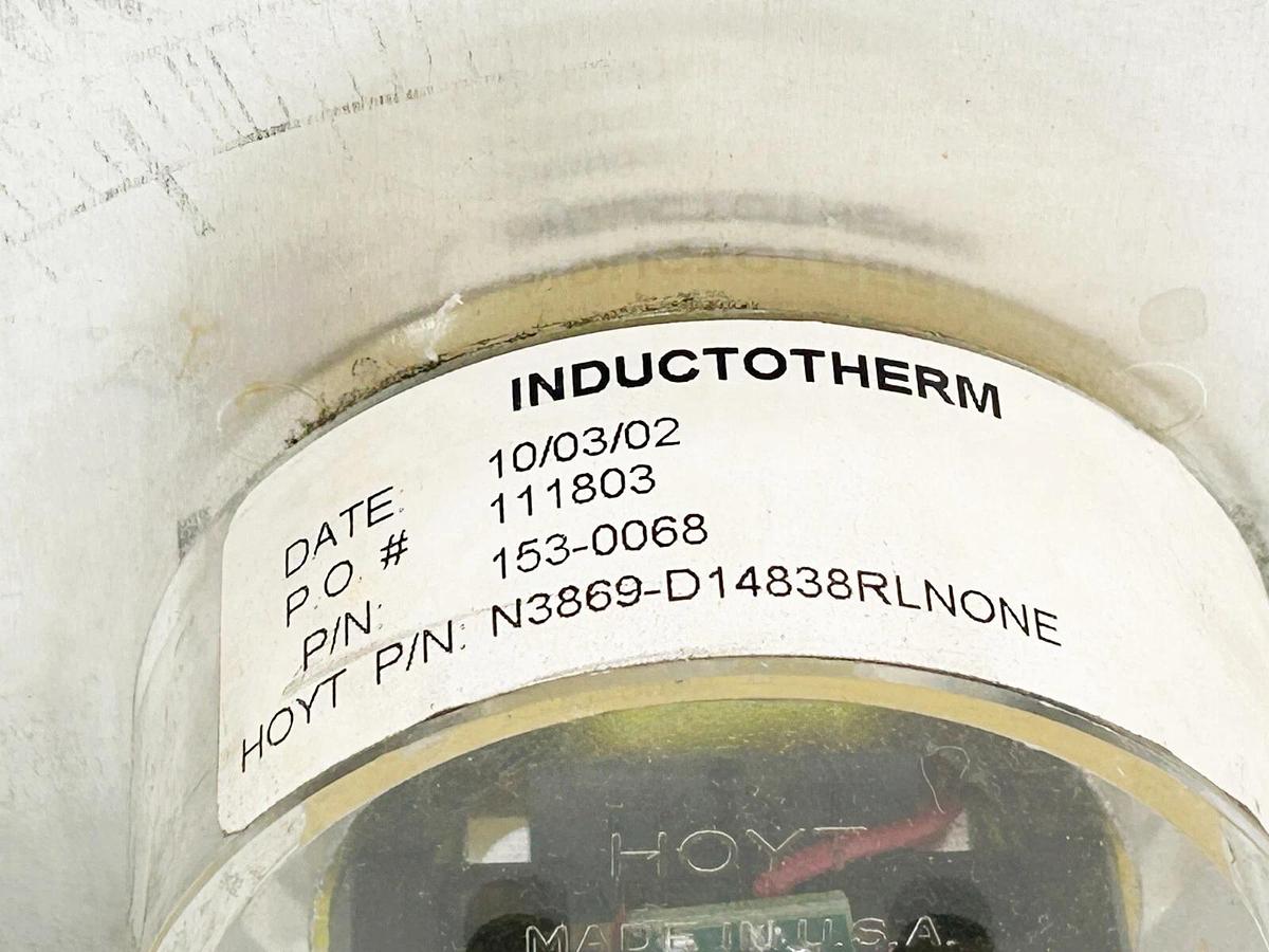 New Inductotherm 153-0068 Voltage Gauge 0-1200V Range N3869-D14838RLNONE