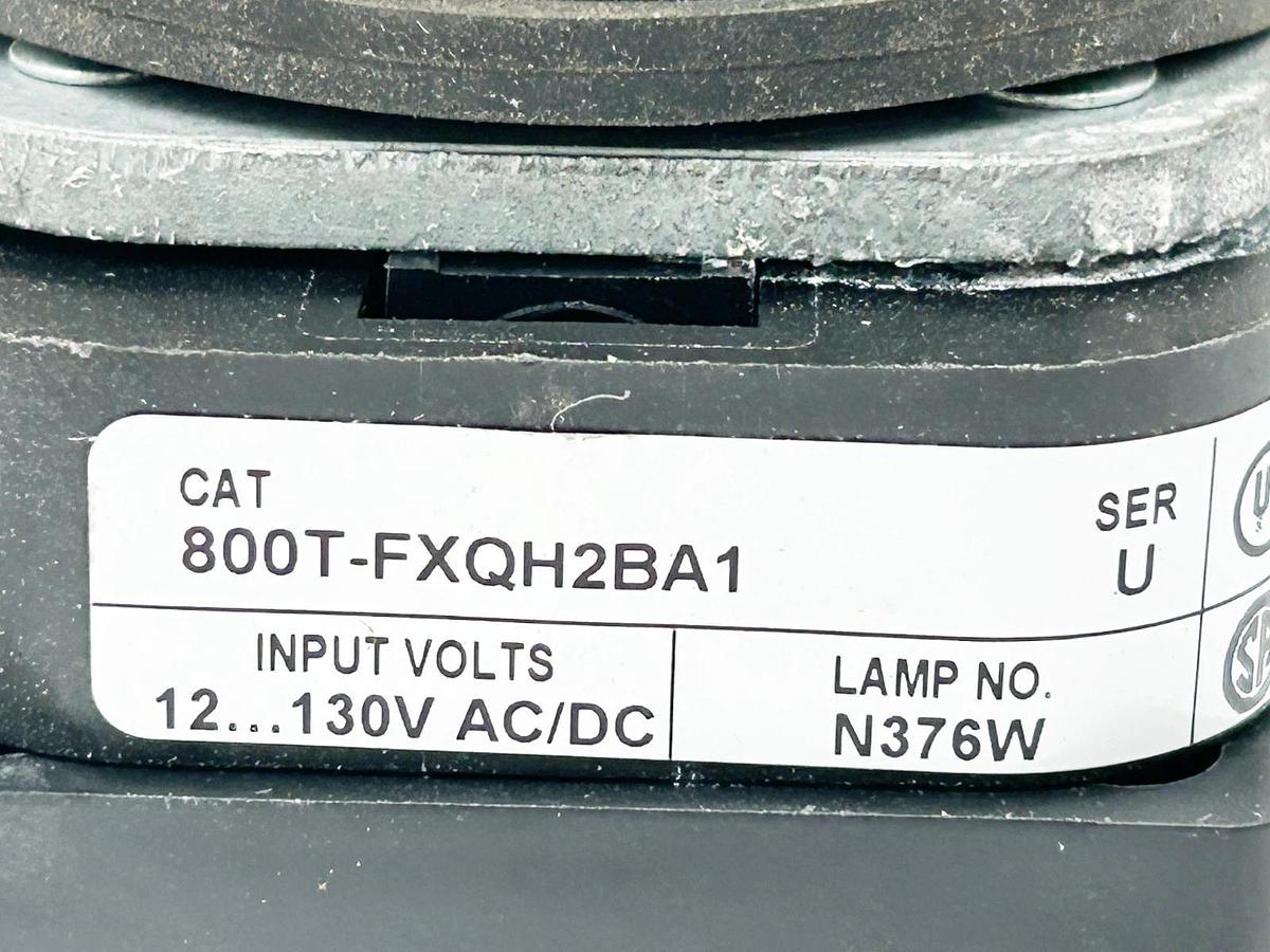 New Allen Bradley 800T-FXQH2BA1 Pushbutton 2 Position 130V Blue Head LED No Box