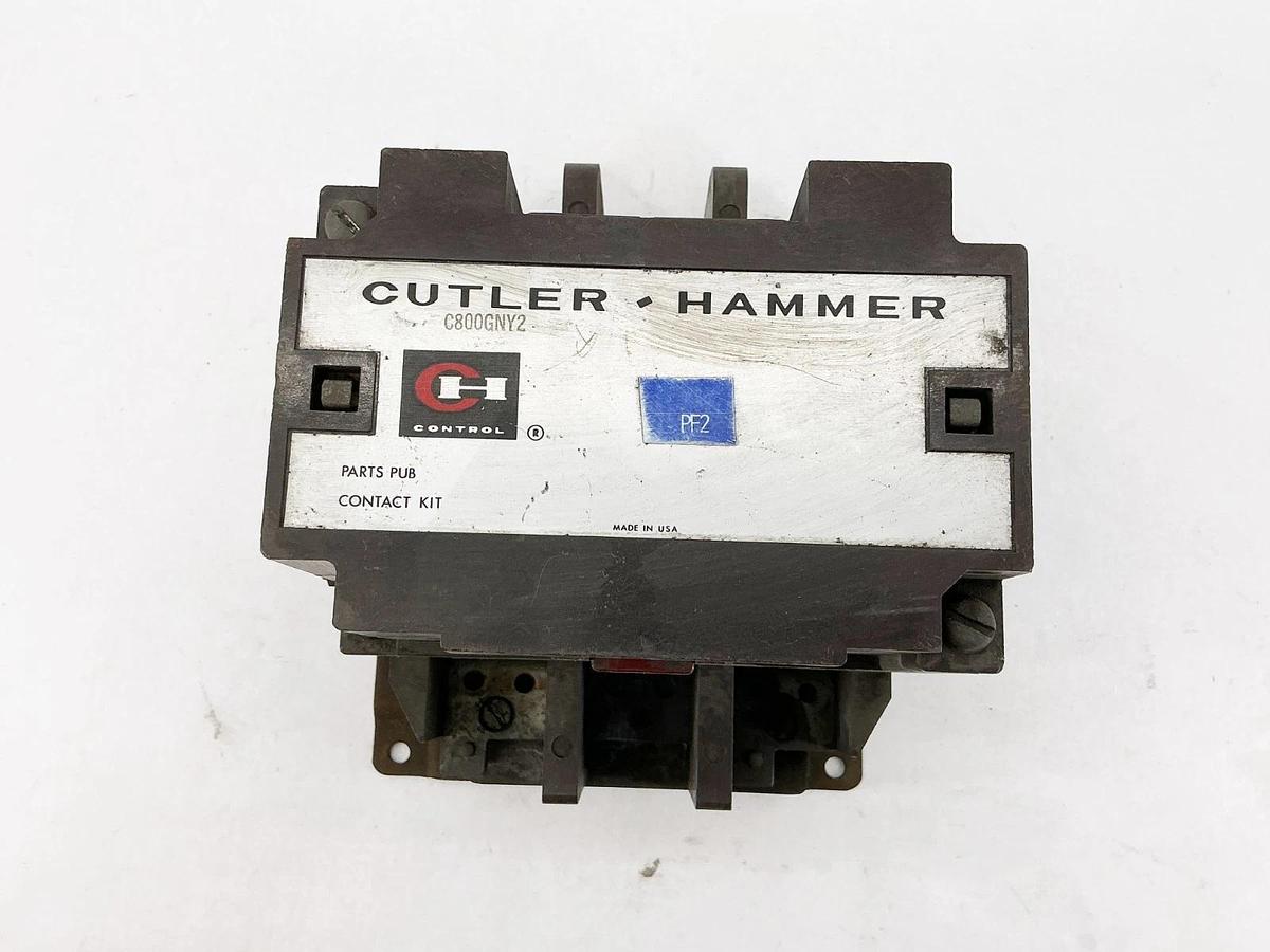 Used Cutler Hammer C800GNY2 Contactor 110/120V 50/60hz