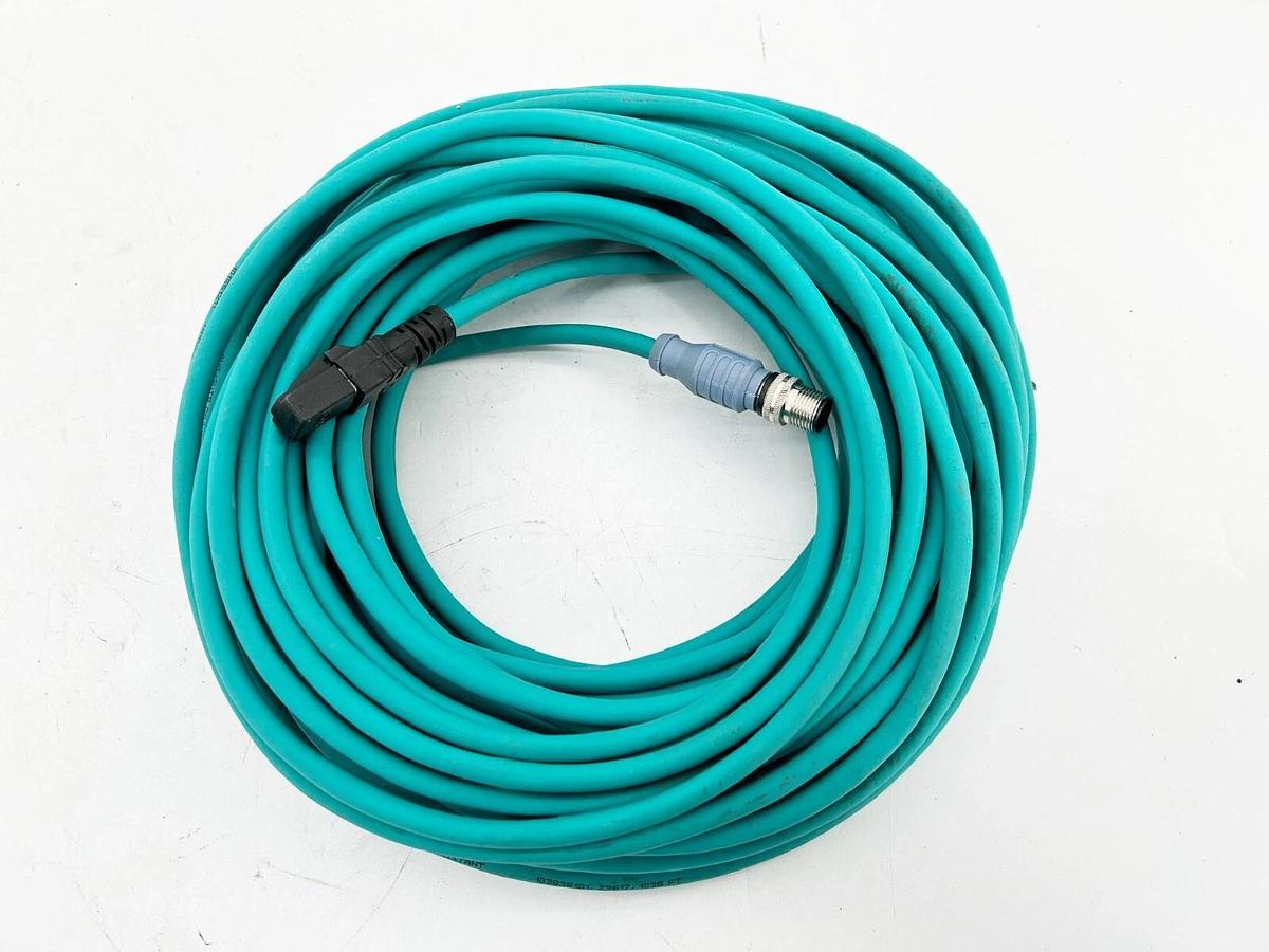 New Turck RSSD RJ45S 441-20M Double Ended Cordset M12 Male to RJ45 Male 4 Pin