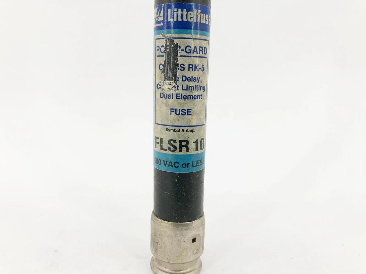 Lot of 3 New Littelfuse FLSR10 Time-Delay Fuses 10A 600VAC RK5