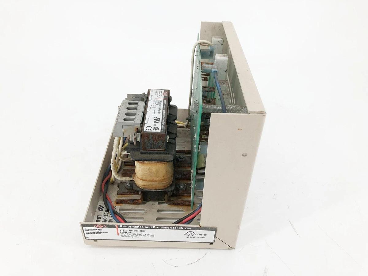 Used Trans-Coil KLCUL12A Line Reactor 12A 3PH 600VAC (For Parts Only)