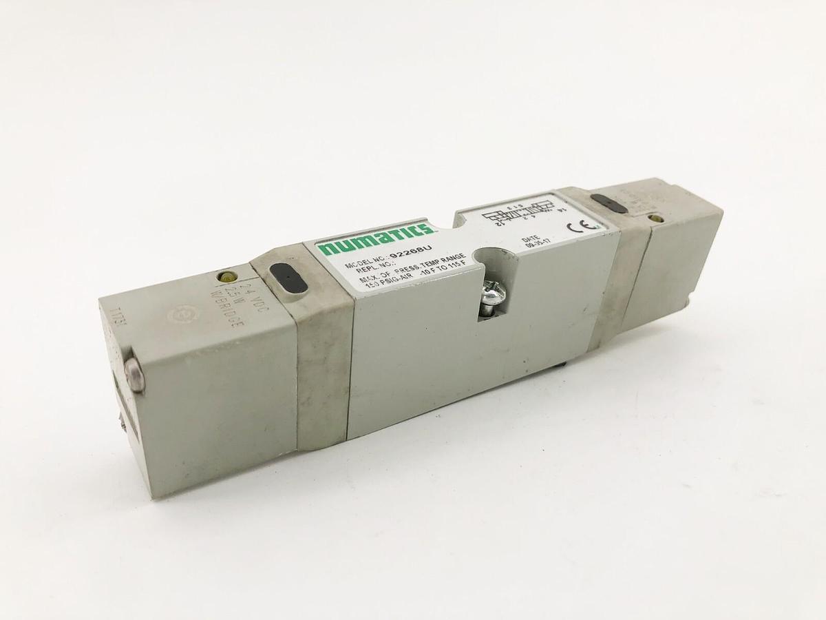 Used Numatics 92268U Solenoid Valve 24VDC 2.5W