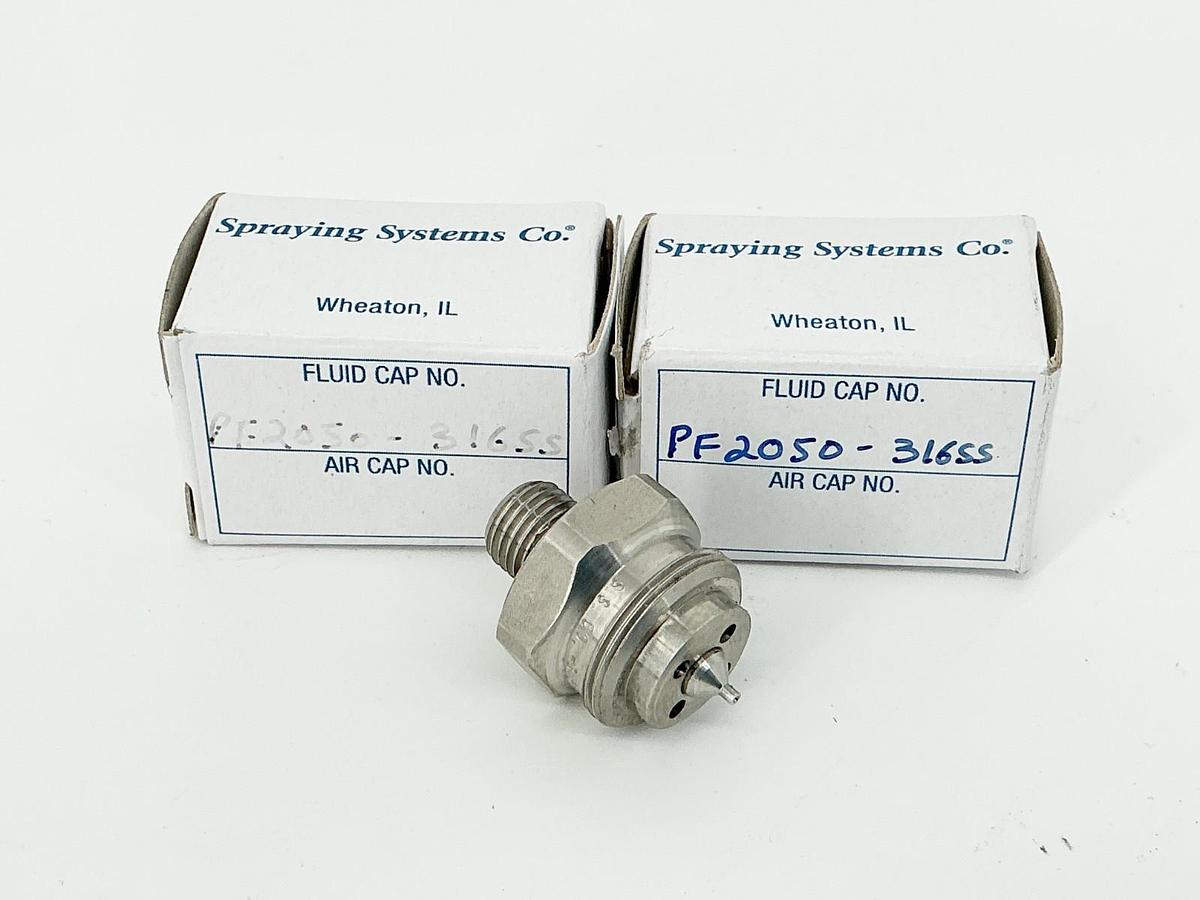 New Lot of 2 Spraying System Co. PF2050-316SS Spray Nozzle