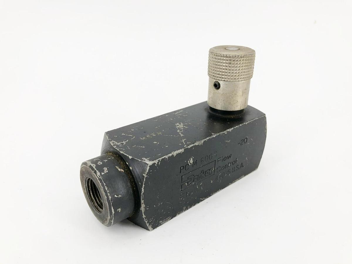 Used Parker PCCM600S Hydraulic Flow Control Valve 3000 PSI