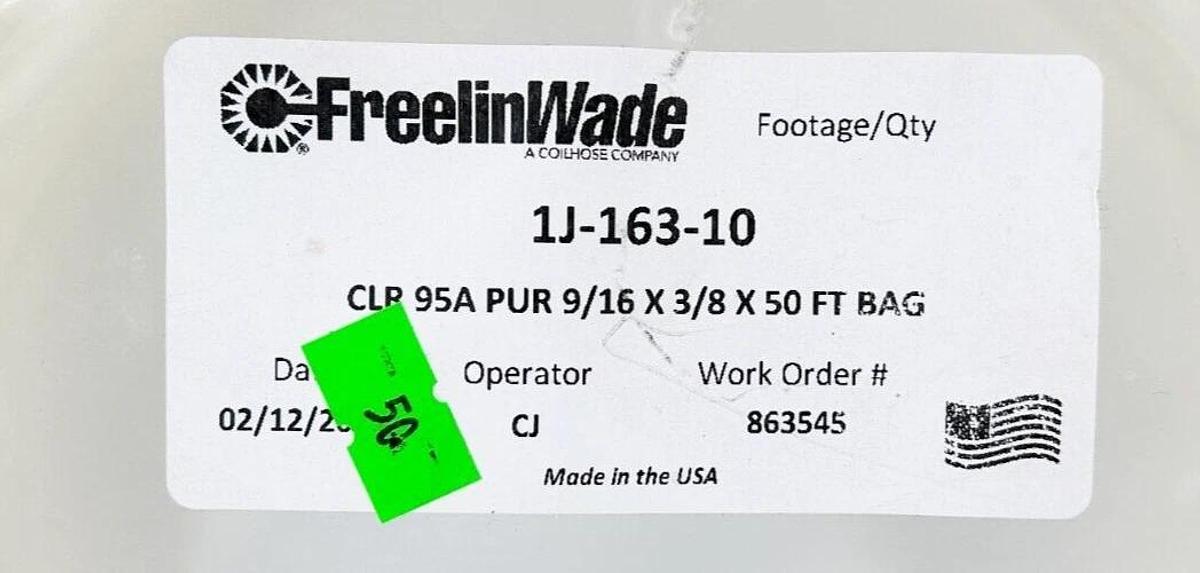 New Freelin Wade 1J-163-10 9/16 x 8x50FT