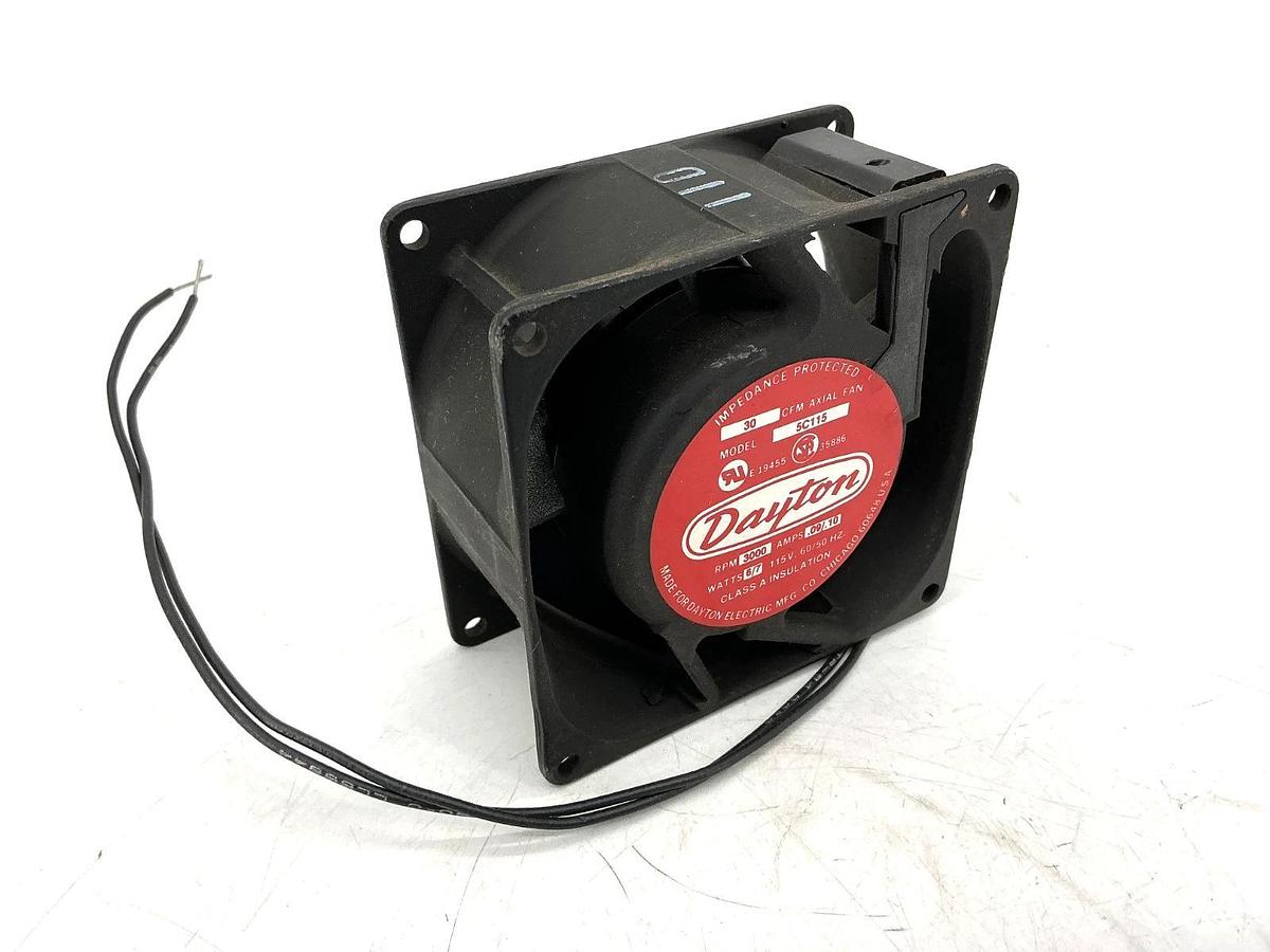 New Dayton 5C115 30 CFM Axial Fan 3000RPM 6/7W 0.09/0.10A 115V 50/60HZ - No Box