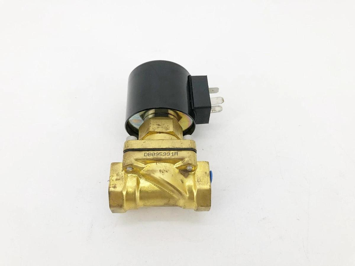 New ZW-15K Solenoid Valve AC110/60Hz 1/2"NPT Brass