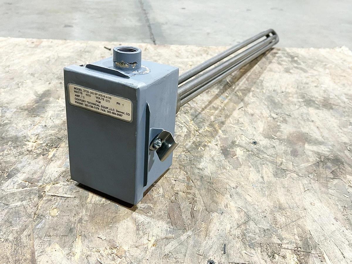Used Century Technical Equipment 2P3S-340-3P-400-N-4-V9 Heater Element 4000W 575V