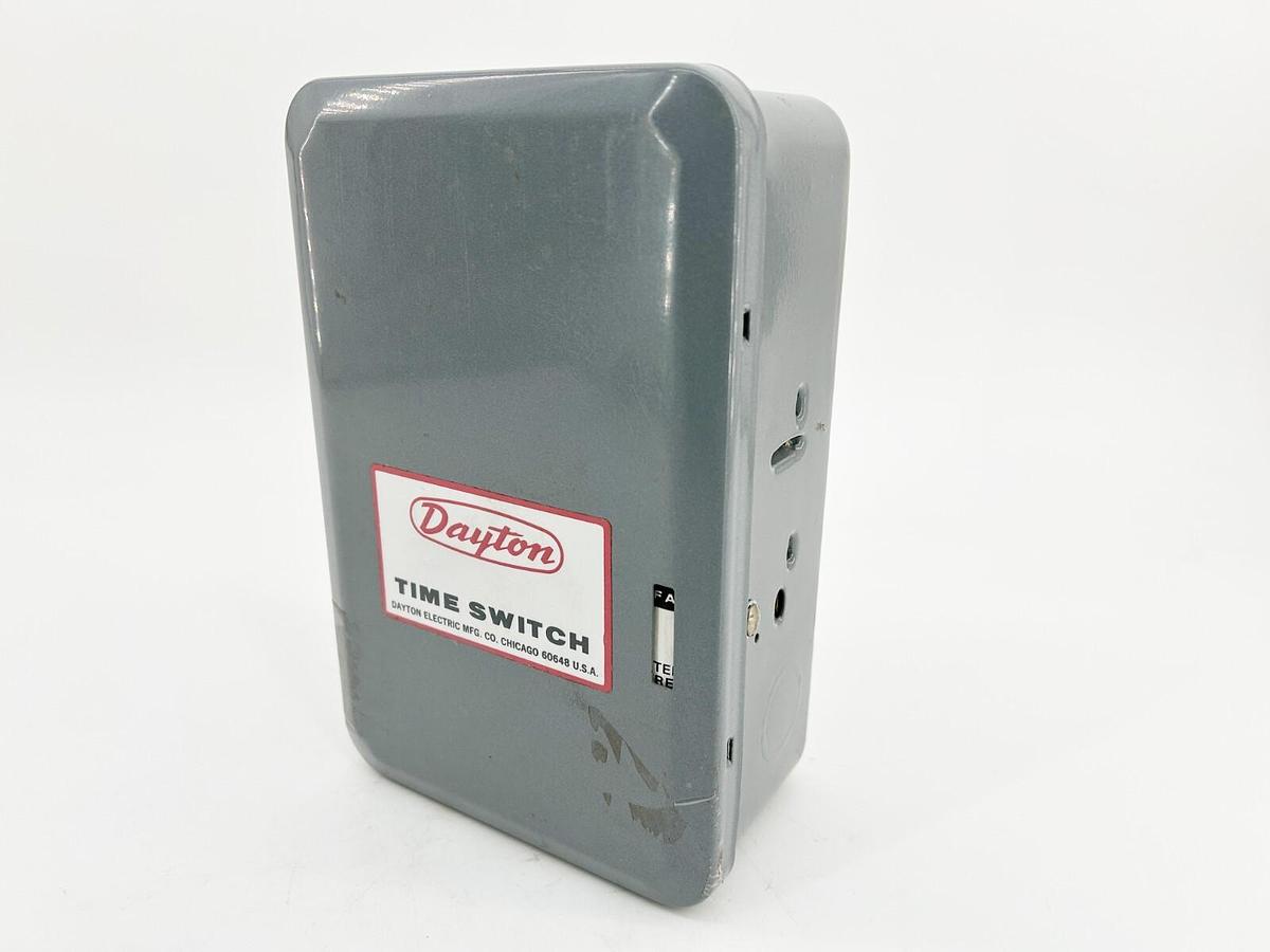 New Dayton 6X761 Time Switch With Day Skipper 1P 480V 60Hz