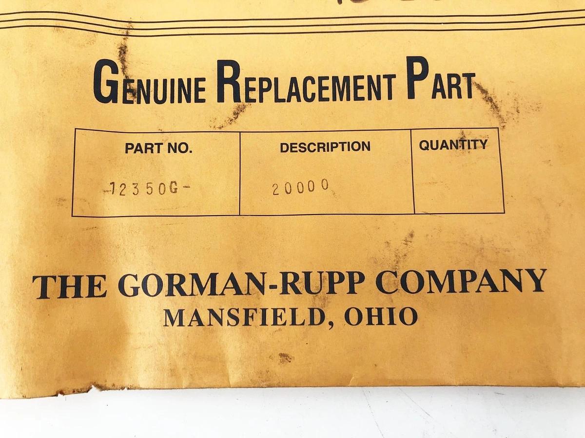 New Gorman-Rupp 12350G 20000 Gasket