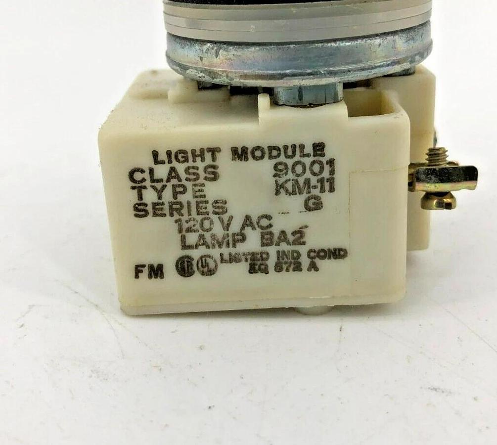 New Square D 9001-KP11 Ser. F Pilot Light Indicator 120VAC