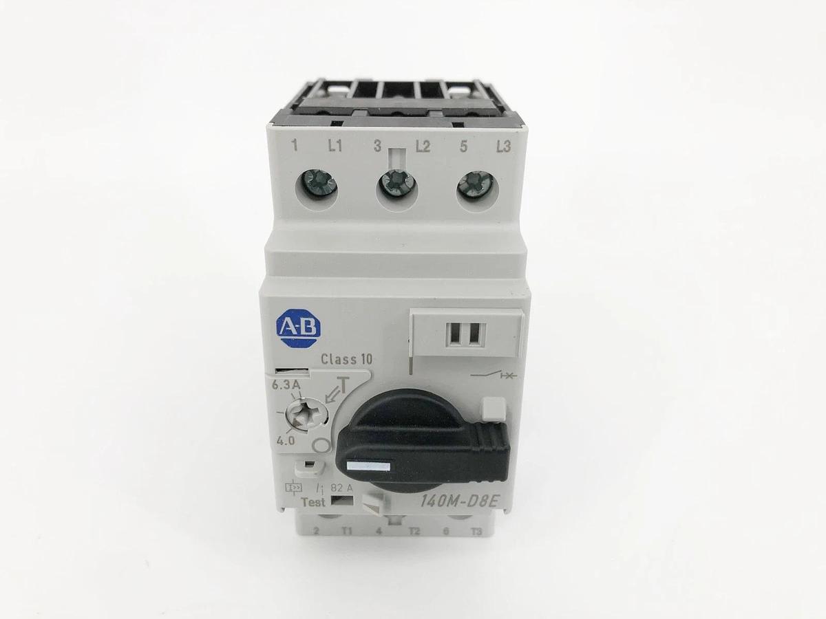 New Allen Bradley 140M-D8E-B63 Ser. D Motor Protector Breaker 4-6.3A