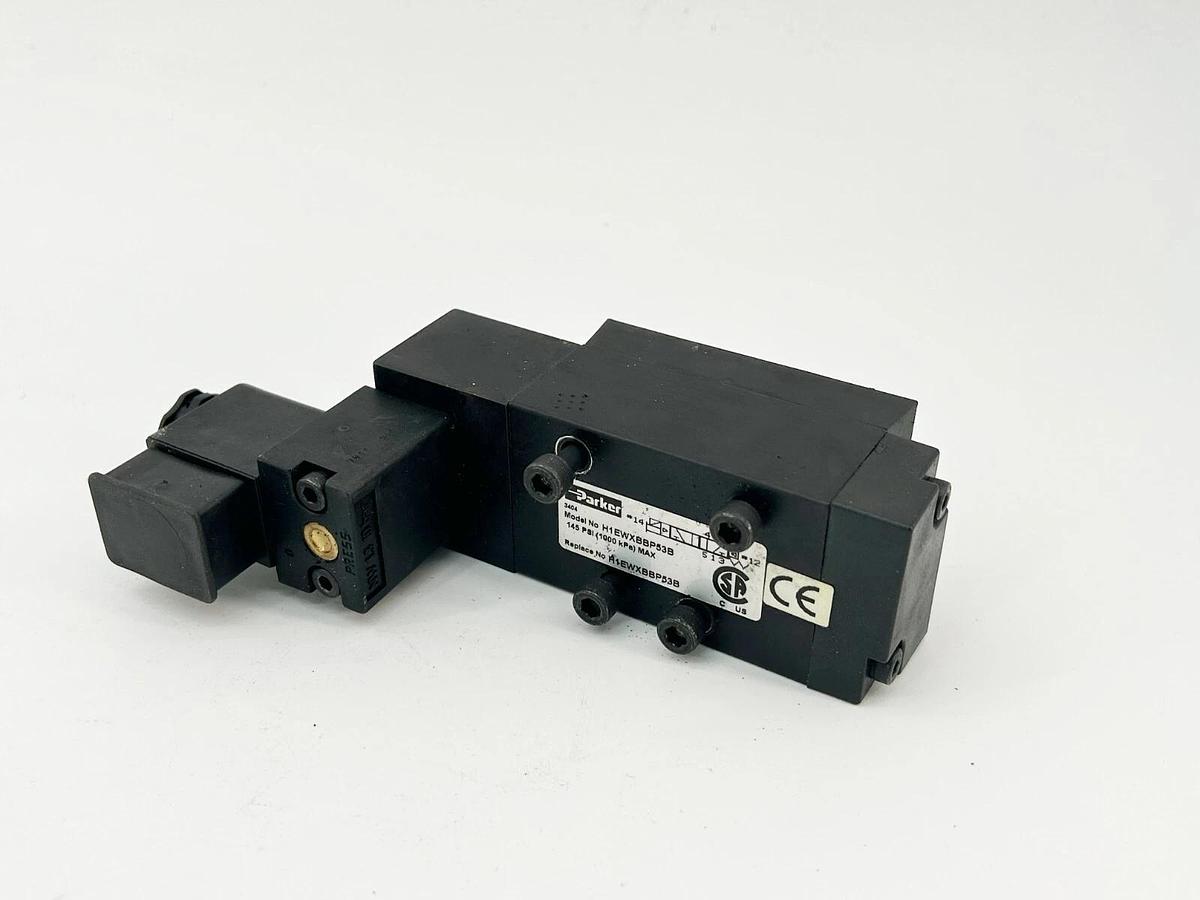 New Parker H1EWXBBP53B Solenoid Valve 145PSI 120V 50/60Hz