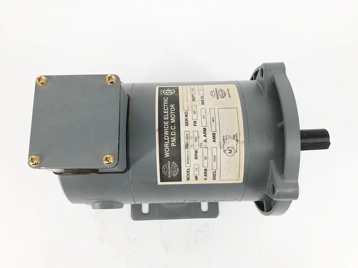 New Worldwide Electric WPMDC14-18-90V-56CB PMDC Motor 1/4 HP 1800rpm - No Box