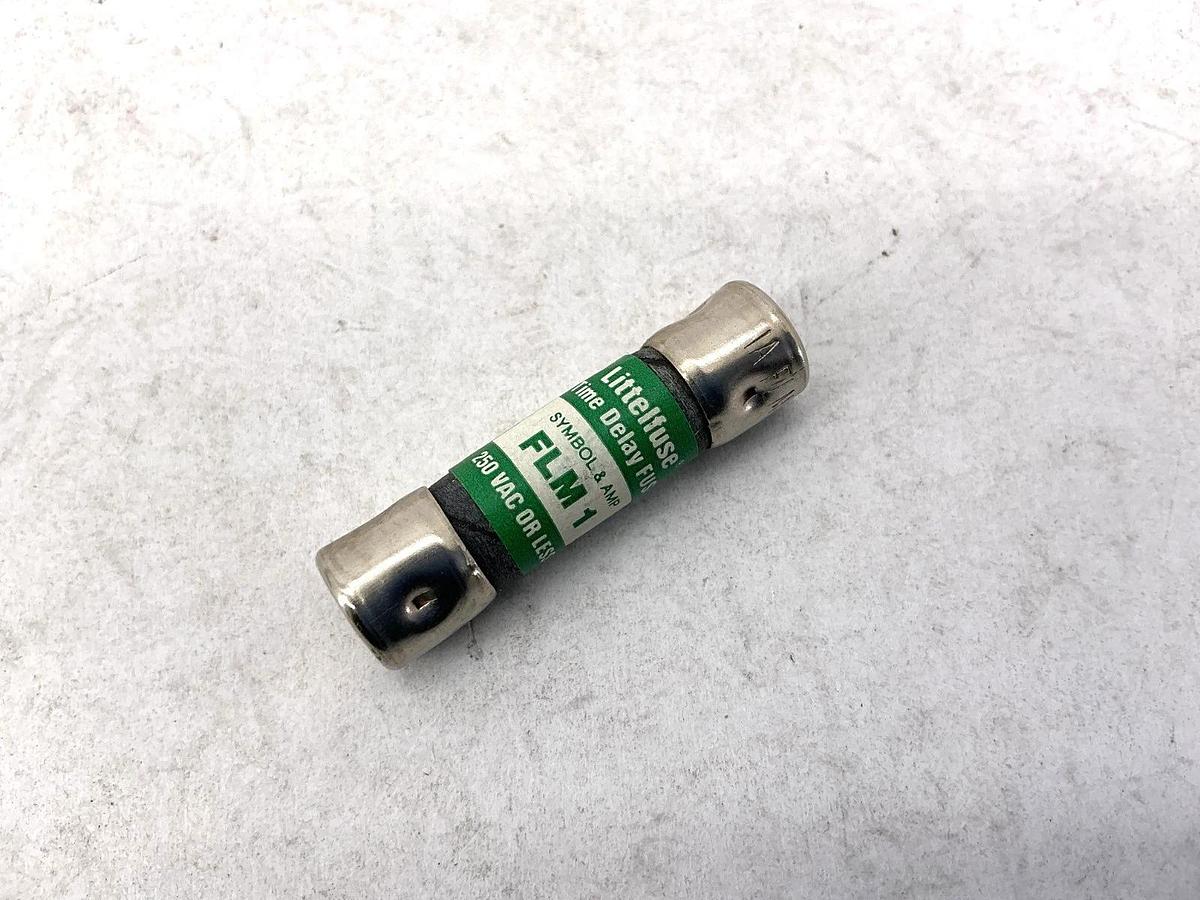 Lot of 3 New Littelfuse FLM-1 Time-Delay Fuse 1A 250V