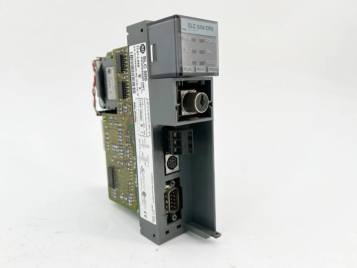 Used Allen Bradley 1747-L542 Processor Unit 24VDC 1000MA Ser.B