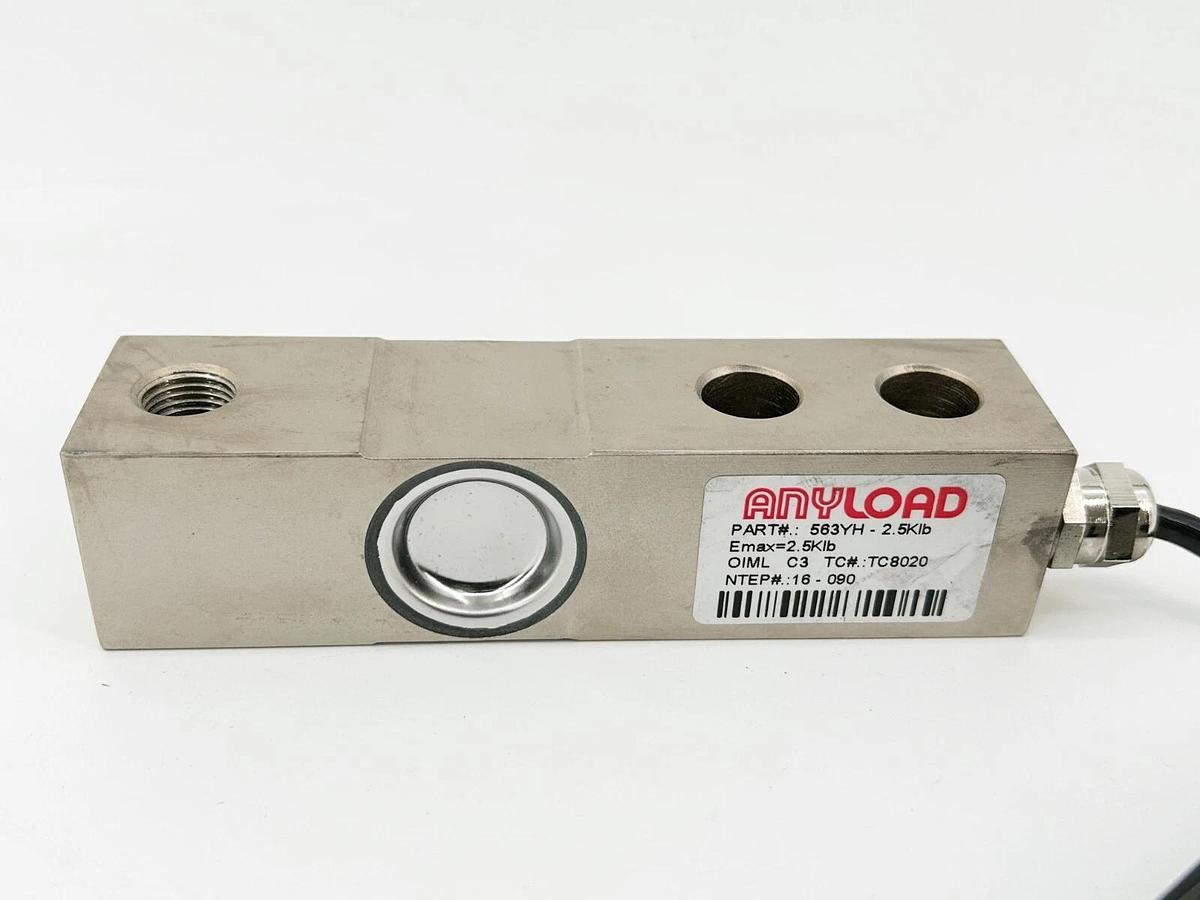 New Anyload 563YH-2.5KLB Single Ended Beam Load Cell Model 563YH - No Box