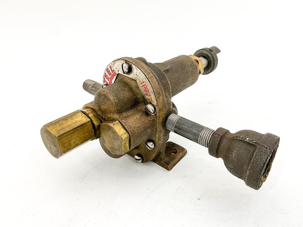 Used Dayton Teel 1P777 Bronze Rotary Gear Pump