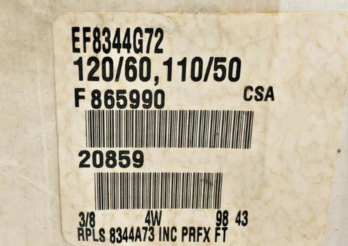 New Asco EF8344G72 110/120V Solenoid Valve Brass 4-Way 3/8" NPT