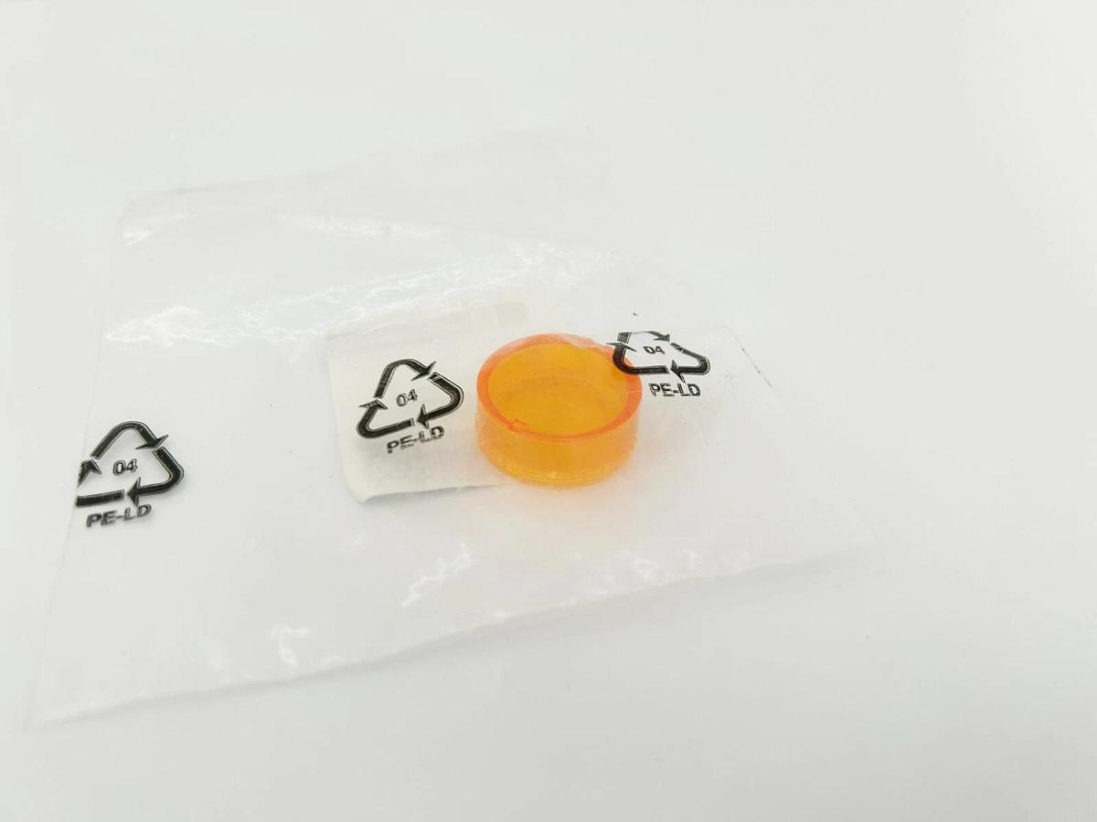 Lot of 7 New Telemecanique ZB2-BW935 Amber Lens Caps, 059747, ZB2BW935