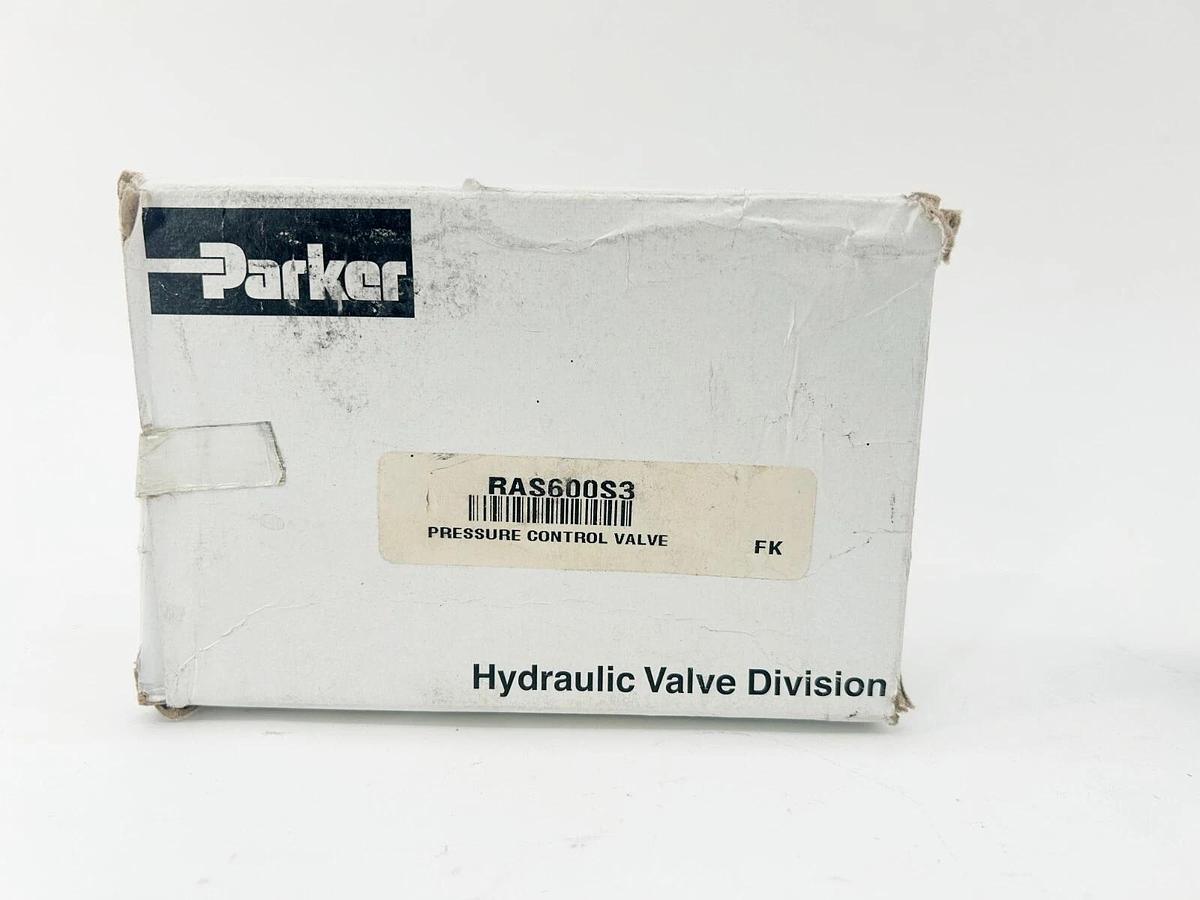 New Parker RAS600S3 Pressure Control Valve