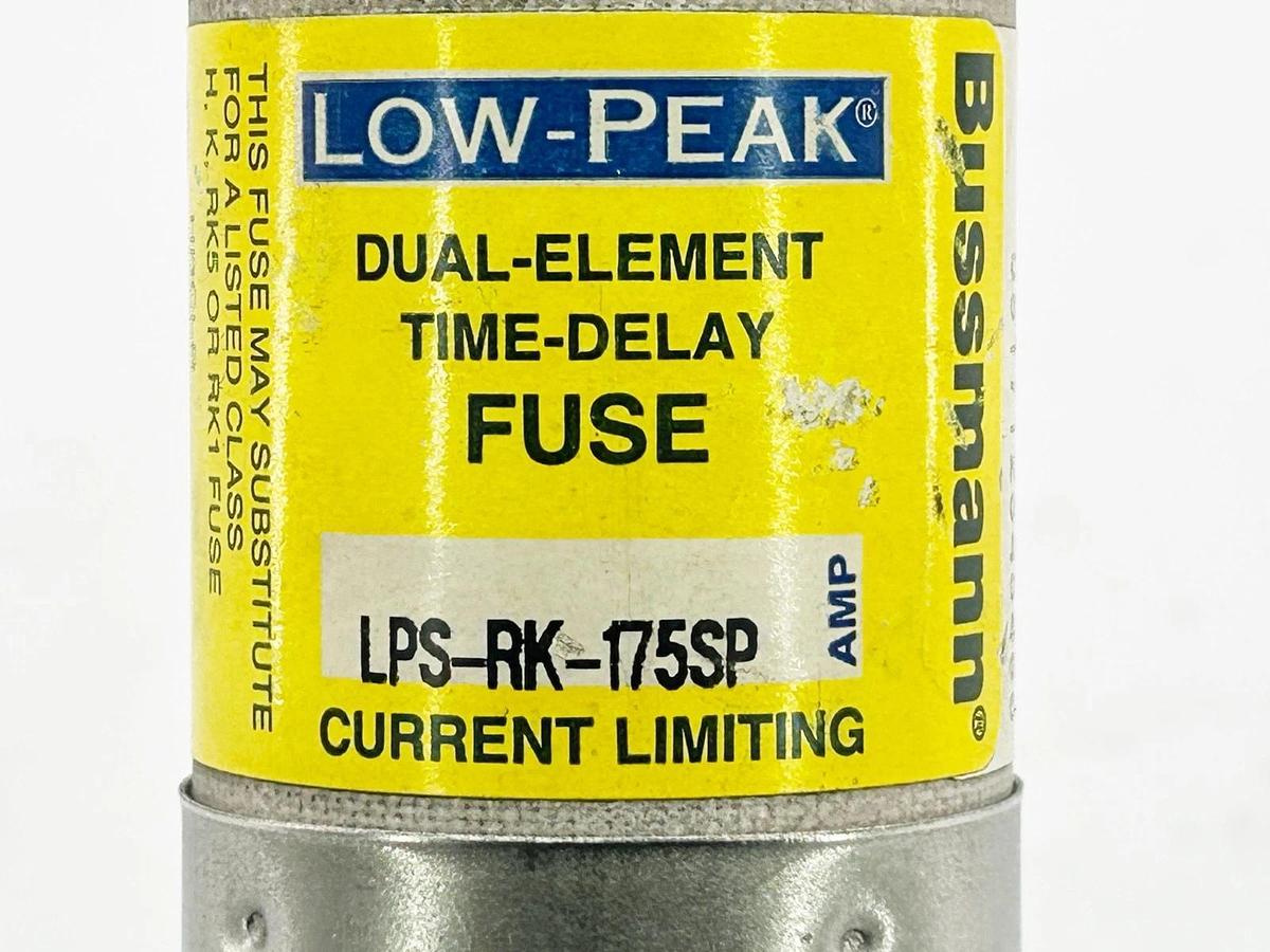 New Bussmann LPS-RK-175SP Dual Element Time Delay Fuse 175A 600V - No Box